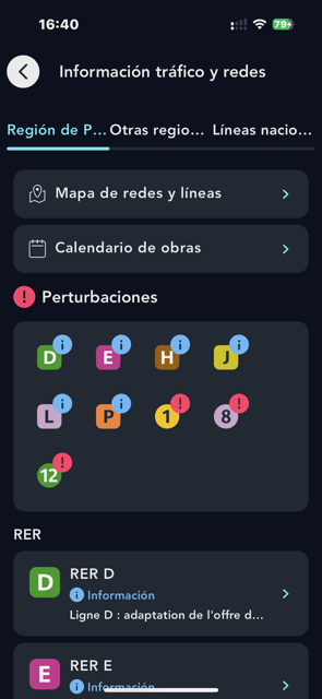 Información tráfico y redes